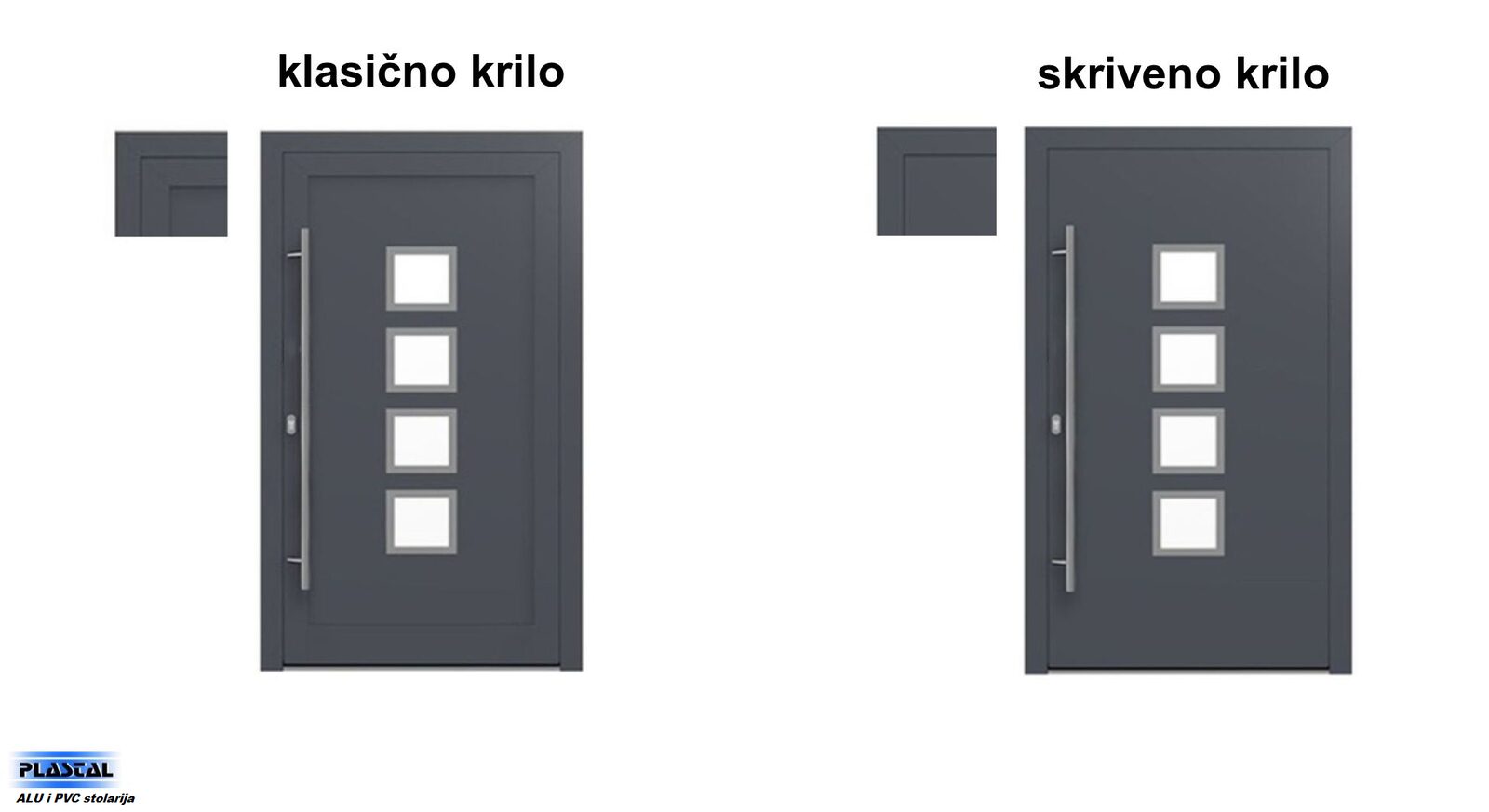Skriveno krilo - savršen izgled i moderan dizajn